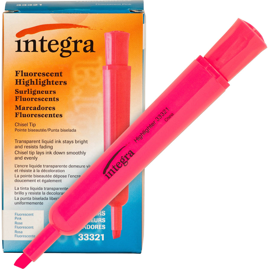 Integra Chisel Desk Liquid Highlighters (33321)