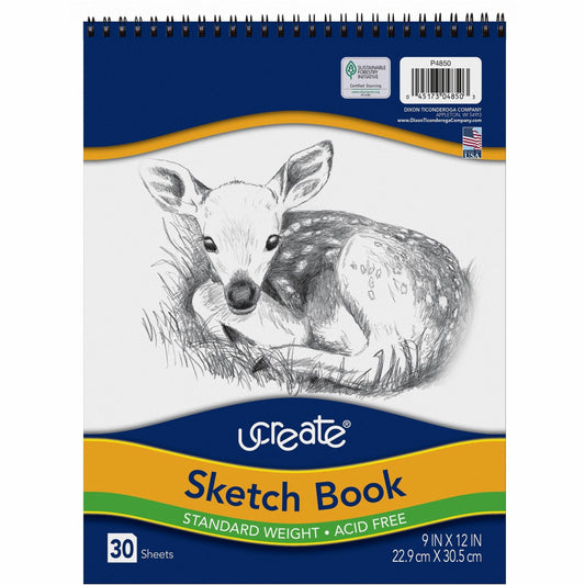 UCreate Medium Weight Acid Free Sketch Books (4850)