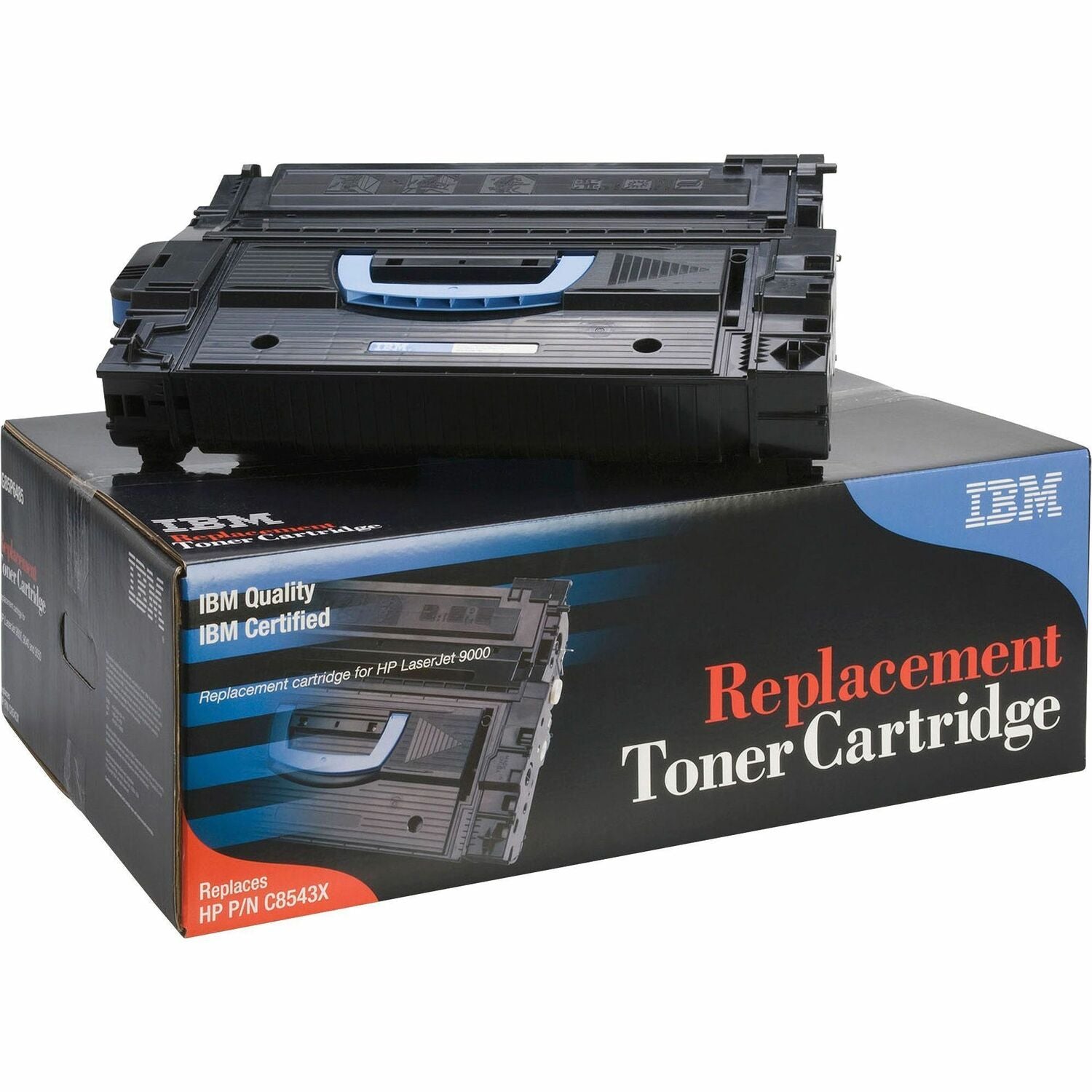 IBM Remanufactured Laser Toner Cartridge - Alternative for HP 43X (C8543X) - Black - 1 Each (TG85P6485)