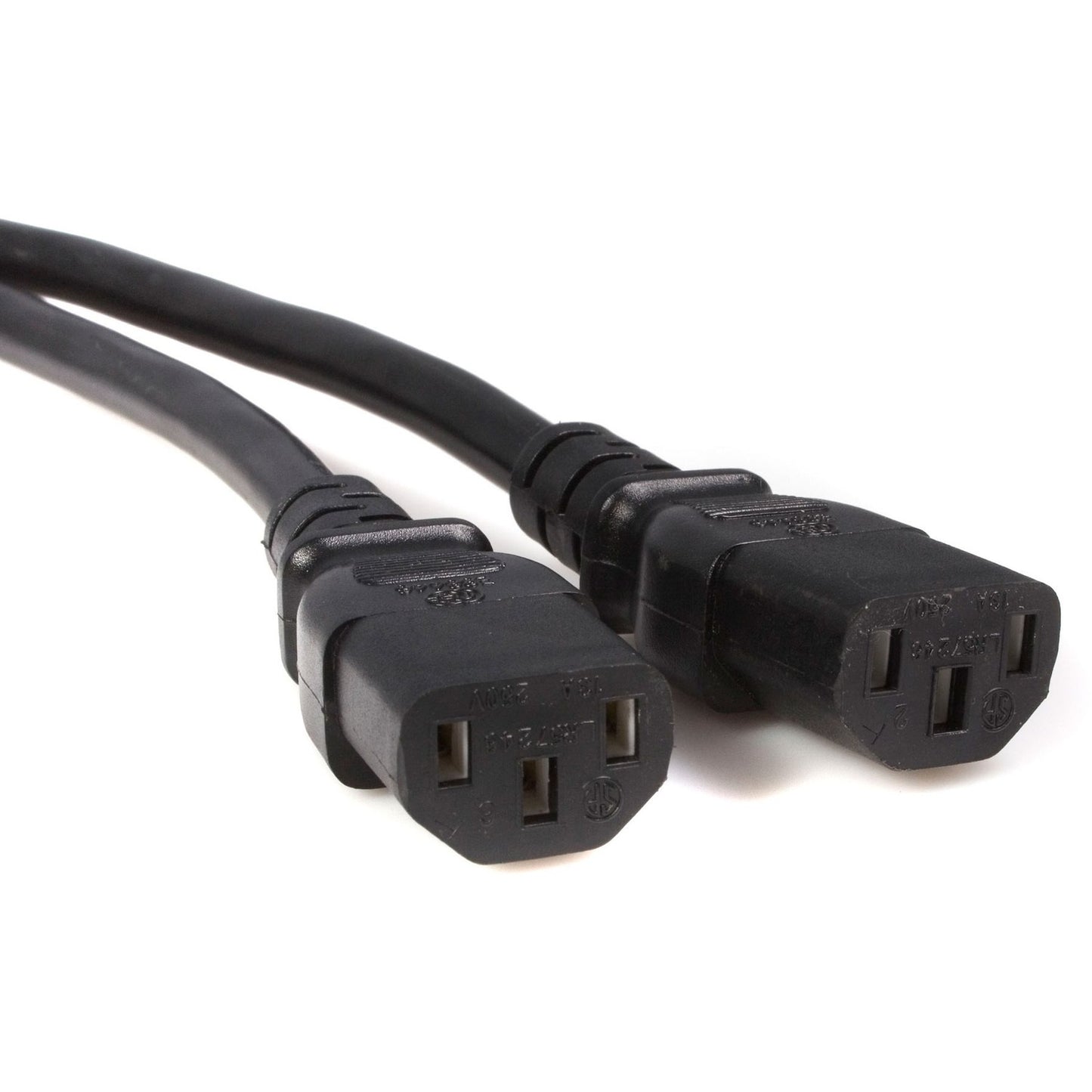 StarTech 10ft Power Extension Cord C14 To 2x C13 (PXT100Y)