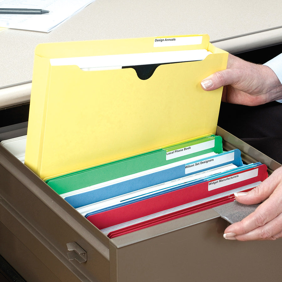 Smead Colored Straight Tab Cut Letter Recycled File Jacket (75688)