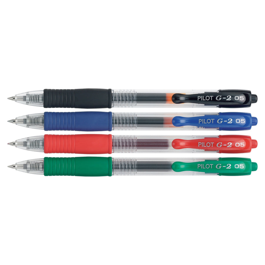 Pilot G2 Retractable Gel Ink Rollerball Pens (31034)