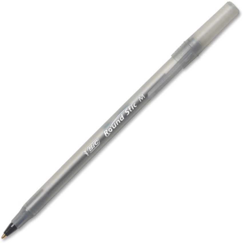 BIC Round Stic Ballpoint Pens (GSMP101BK)