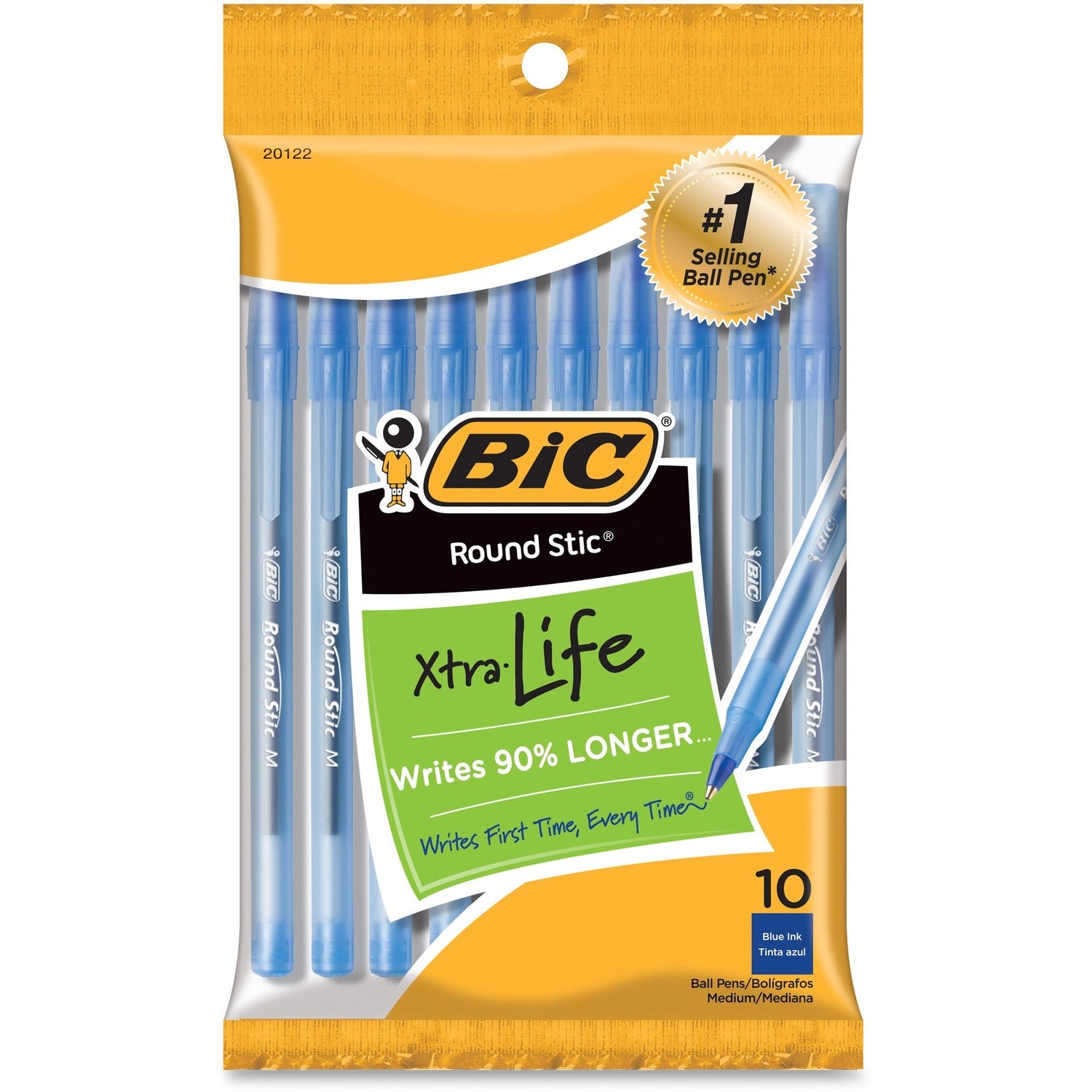 BIC Round Stic Ballpoint Pens (GSMP101BE)