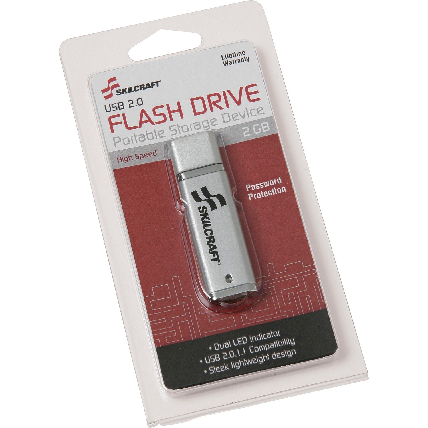 SKILCRAFT 2GB USB 2.0 Flash Drive (7045015584986)