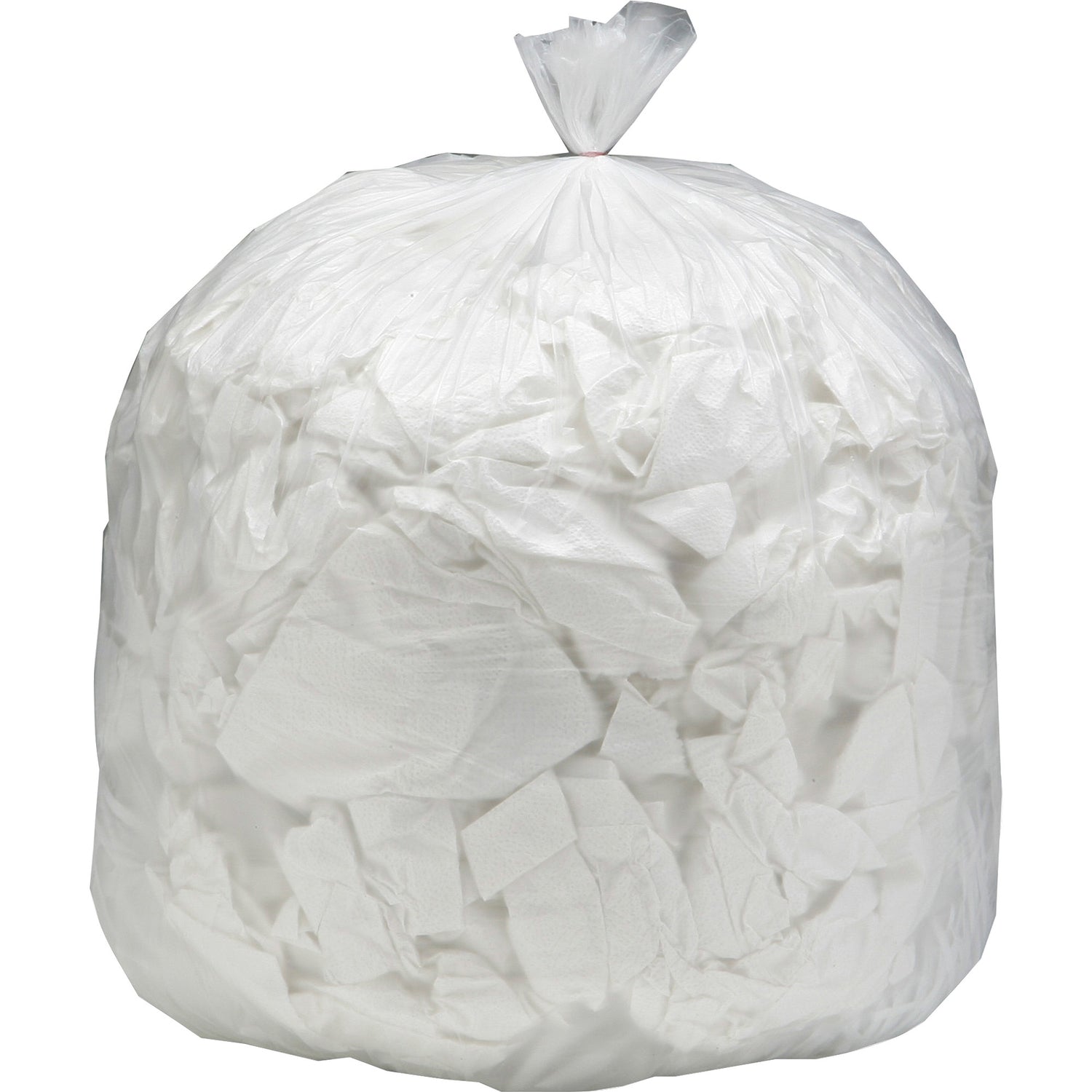 AbilityOne 8105015574983, SKILCRAFT High Density (HDPE) Coreless Roll Can LinersNatural, 33 gal, 12 microns, 33" x 40", Natural, 250/Box