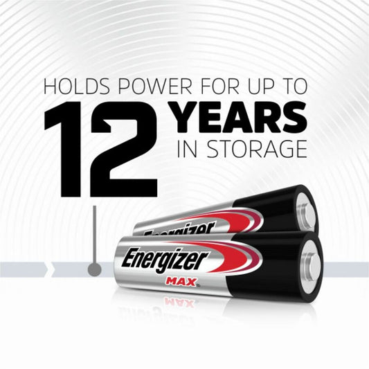 Energizer Max Alkaline AA Batteries (E91)