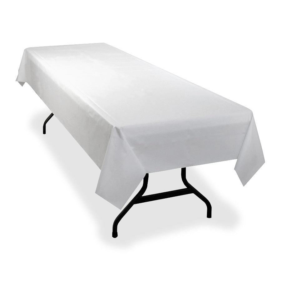 Genuine Joe Banquet-Size Plastic Tablecover (10324)