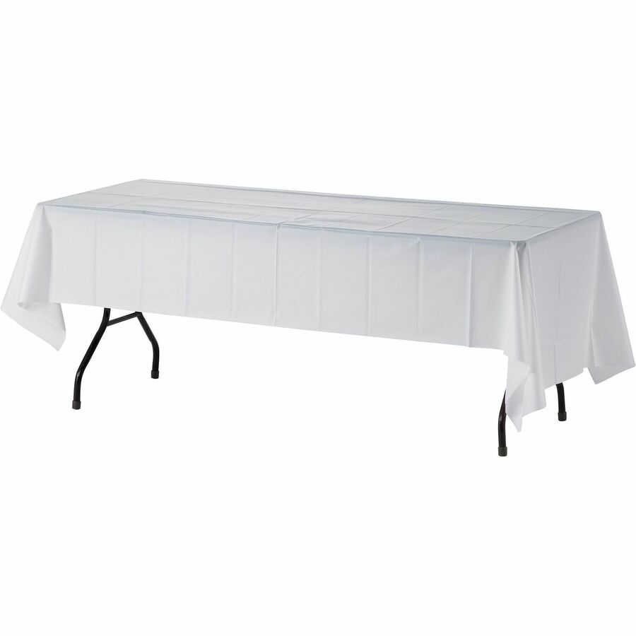 Genuine Joe Plastic Rectangular Table Covers (10328)