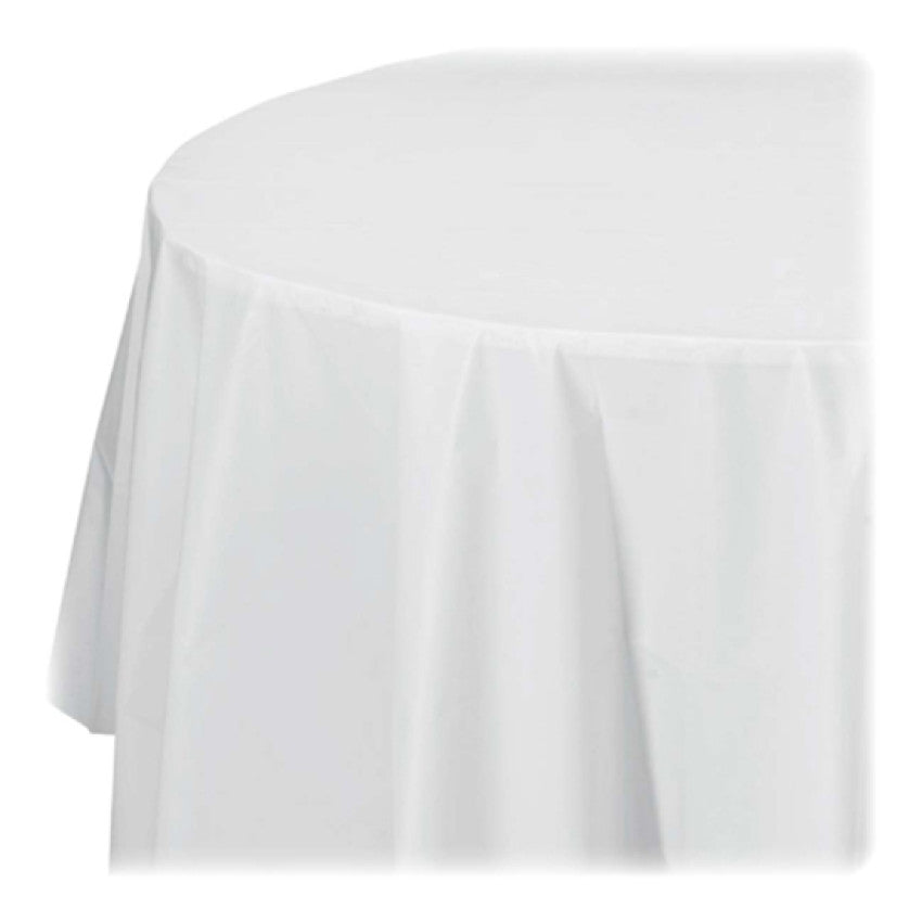 Genuine Joe Plastic Round Tablecovers (10330)