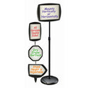 MasterVision Interchangeable Floor Pedestal Sign (SIG05050505)