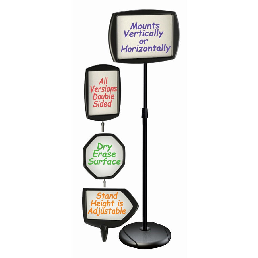 MasterVision Interchangeable Floor Pedestal Sign (SIG05050505)