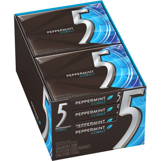 5 Gum Cobalt 5 Peppermint Sugar-free Gum (21265)