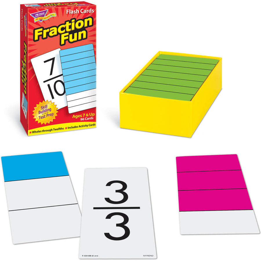 Trend Fraction Fun Flash Cards (53109)