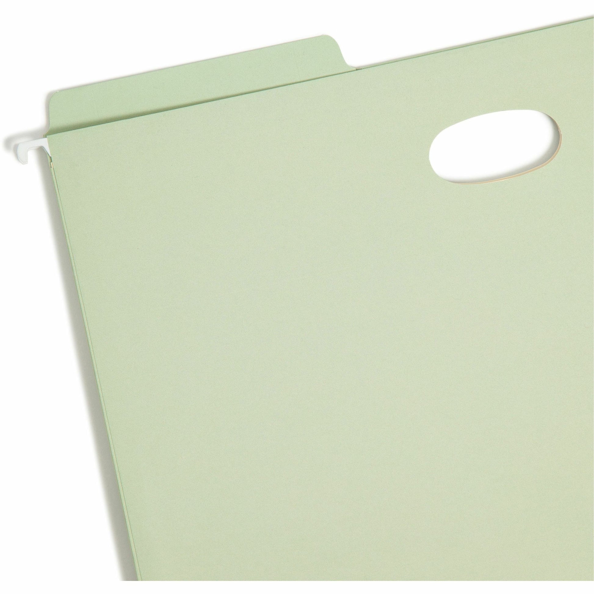 Smead FasTab 1/3 Tab Cut Legal Recycled Hanging Folder (64322)