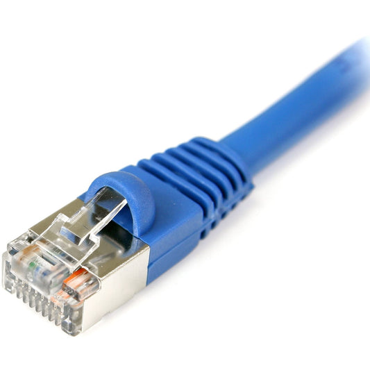 StarTech 10ft Blue Shielded Cat5e Patch Cable (S45PATCH10BL)