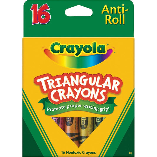 Crayola Triangular Anti-roll Crayons (524016)