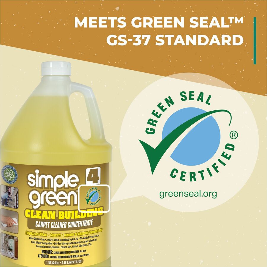 Simple Green Clean Building Carpet Cleaner Concentrate (11201)