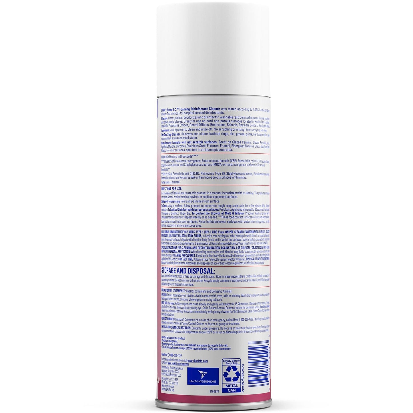 Lysol IC Lysol I.C. Foam Disinfectant (95524)