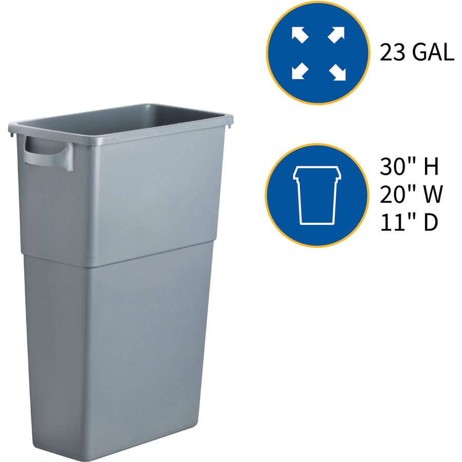 Genuine Joe 23-gallon Space-Saving Waste Container (60465)