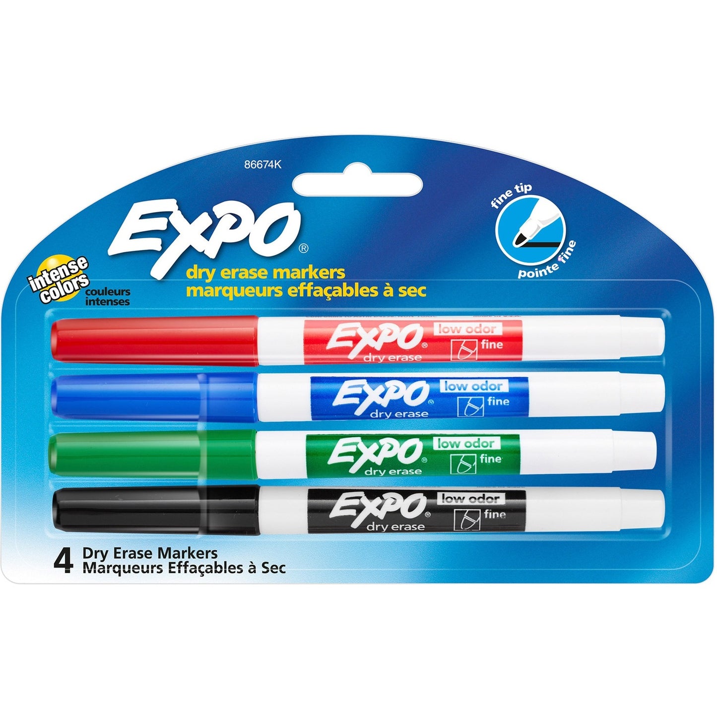 Expo Low-Odor Dry-erase Markers (86674K)