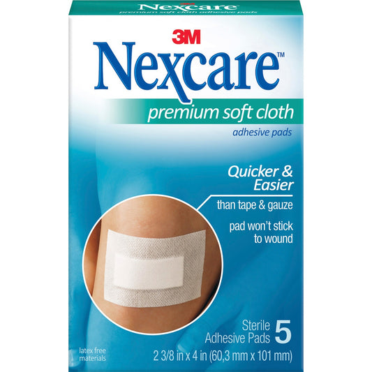 Nexcare Soft Cloth Premium Adhesive Gauze Pad (H3564)