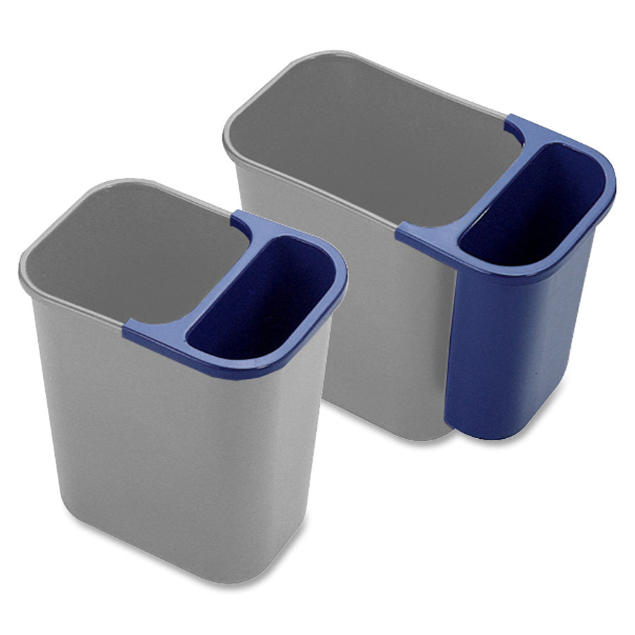 Rubbermaid Commercial Saddlebasket Recycling Side Bin (295073)