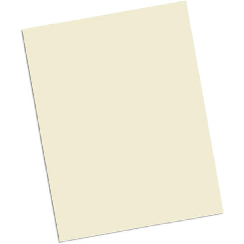 Pacon Array Card Stock, 65 lb Cover Weight, 8.5 x 11, Ivory, 100/Pack (101186)