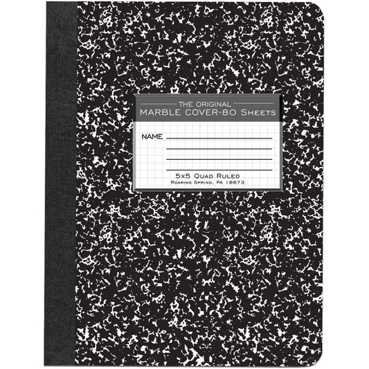 Roaring Spring 80 Sheet Quad Ruled Composition Notebooks (77227)