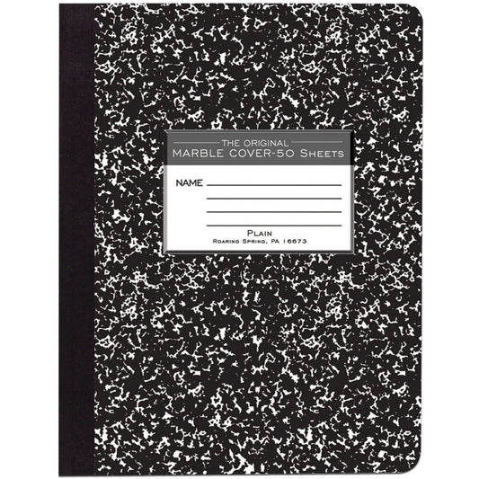 Roaring Spring Unruled Hard Cover Composition Book (77260)