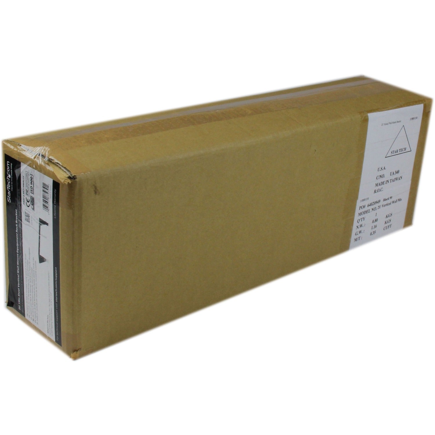 StarTech 2u 19in Vertical Wall Mount Bracket (RK219WALLV)