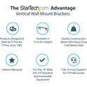 StarTech 1u 19in Vertical Wall Mount Rack Bracket (RK119WALLV)