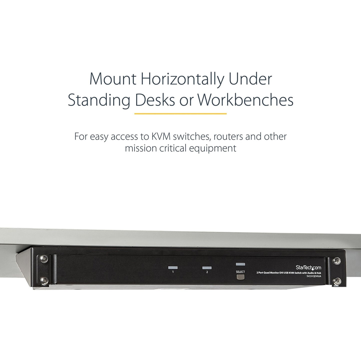 StarTech 1u 19in Vertical Wall Mount Rack Bracket (RK119WALLV)