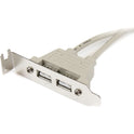 StarTech 2 Port Usb Lp Slot Plate Adapter (USBPLATELP)