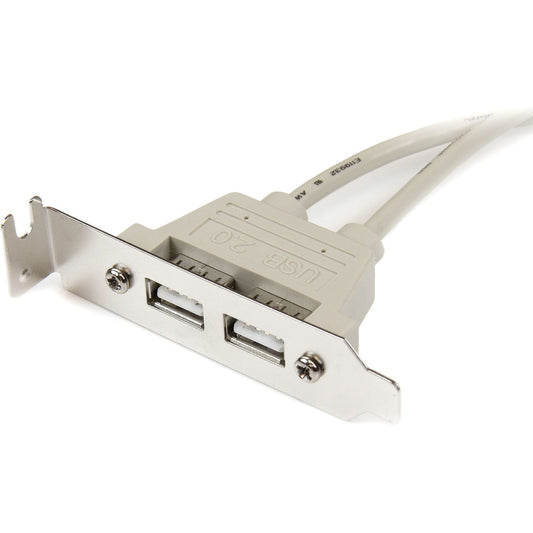 StarTech 2 Port Usb Lp Slot Plate Adapter (USBPLATELP)