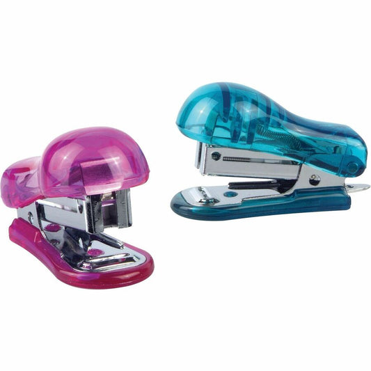 Baumgartens Translucent Plastic Mini Staplers (26510)