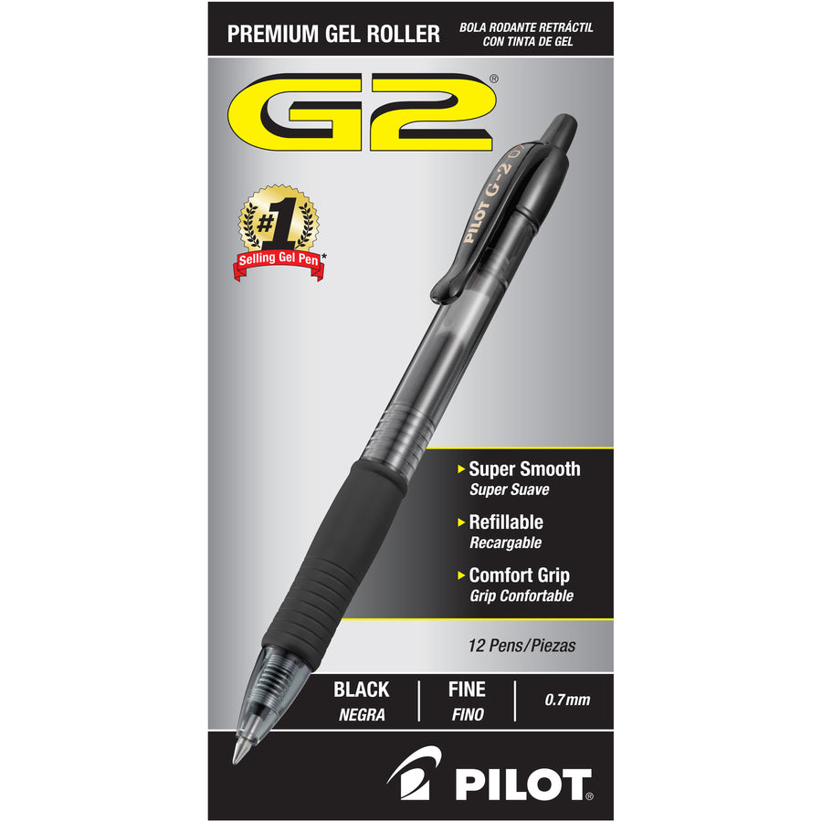 Pilot G2 Retractable Gel Ink Rollerball Pens (31170)