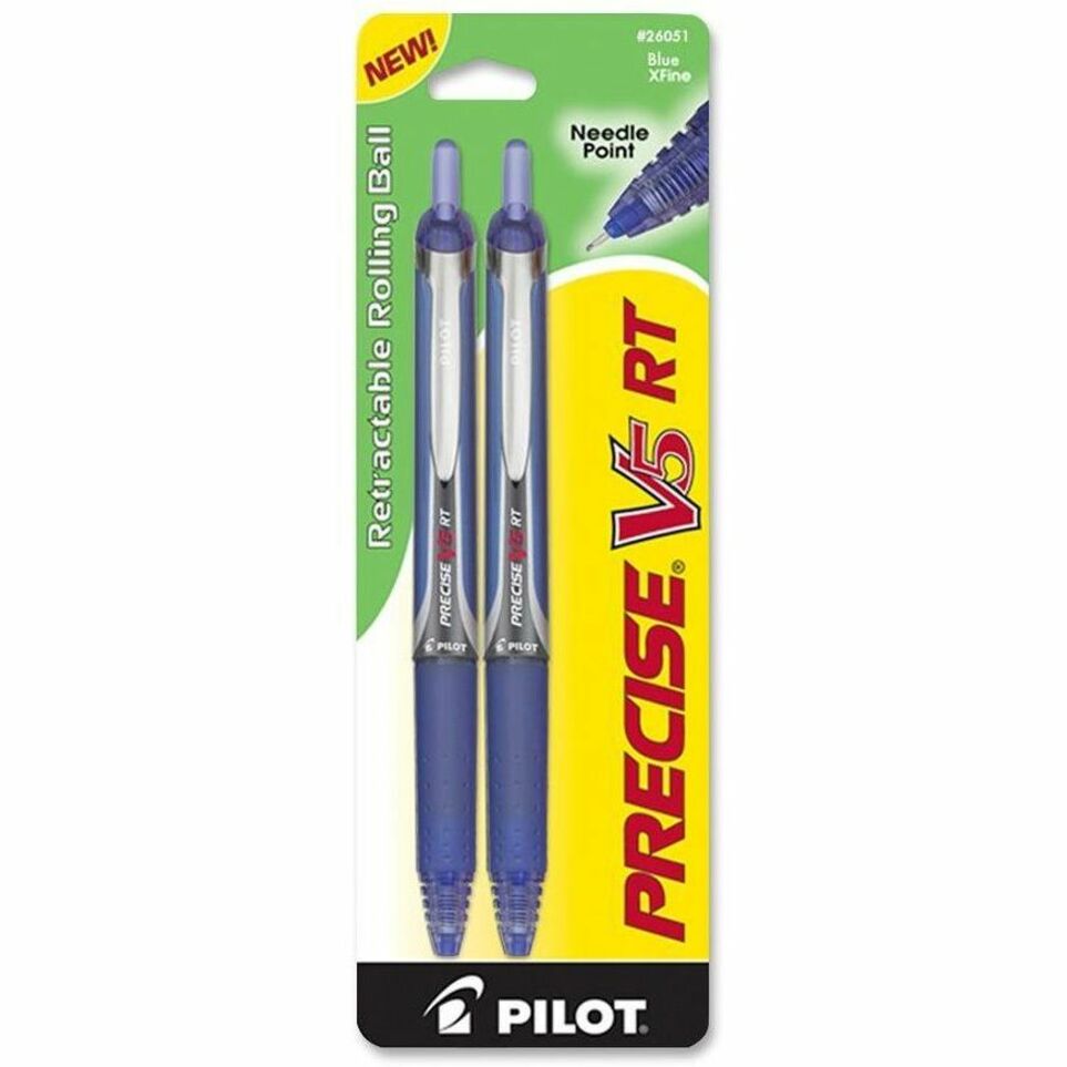 Pilot Precise V5 RT Extra-Fine Premium Retractable Rolling Ball Pens (26051)