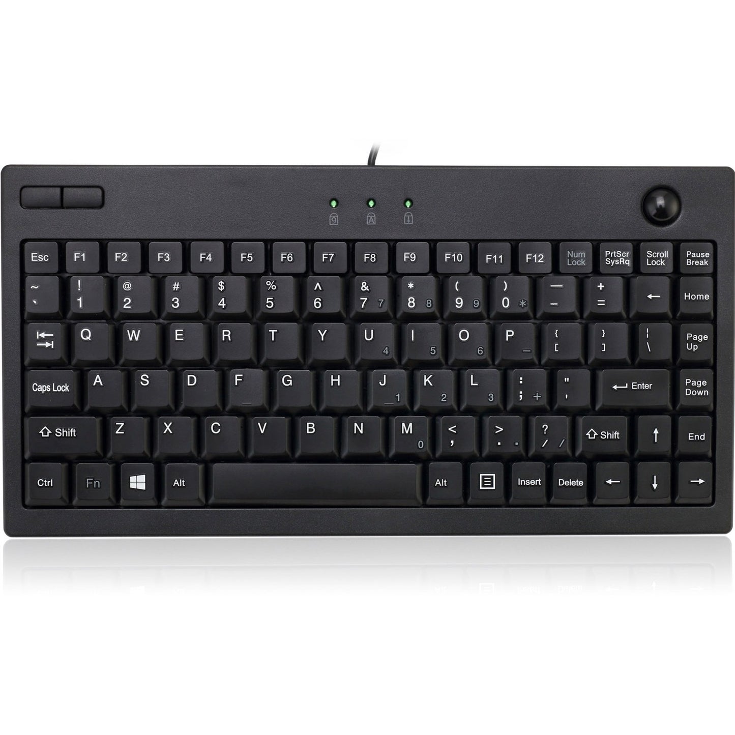 Adesso Miniusb Keyboard W/optical Trackball (bl (AKB310UB)