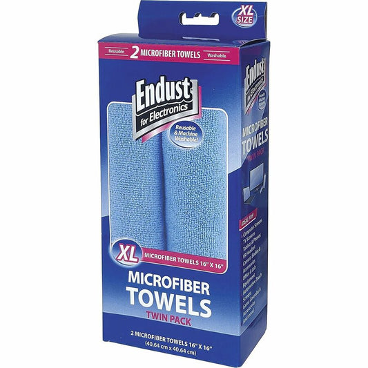 Endust XL MicroFiber Towels Twin Pack (11421)