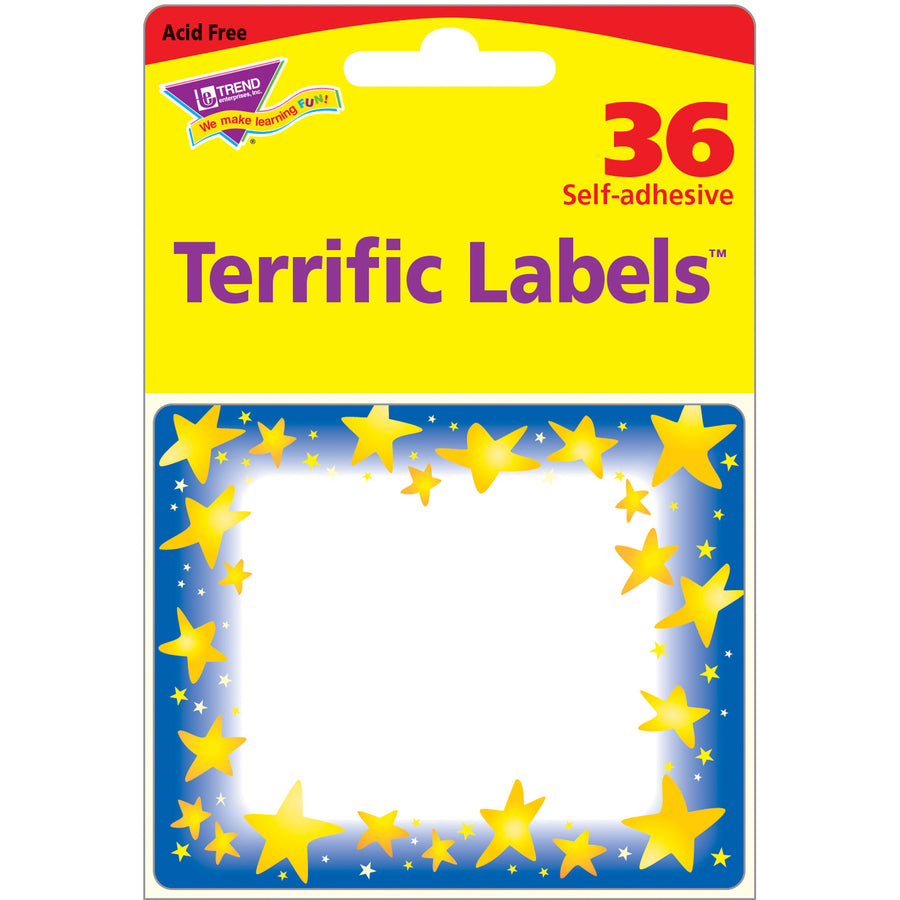 Trend Star Bright Self-adhesive Name Tags (T68022)