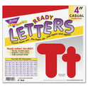 Trend Red 4" Casual Combo Ready Letters Set (T79902)