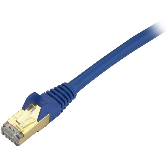 StarTech 3 Ft Cat6a Ethernet Cable - Stp Blue (C6ASPAT3BL)