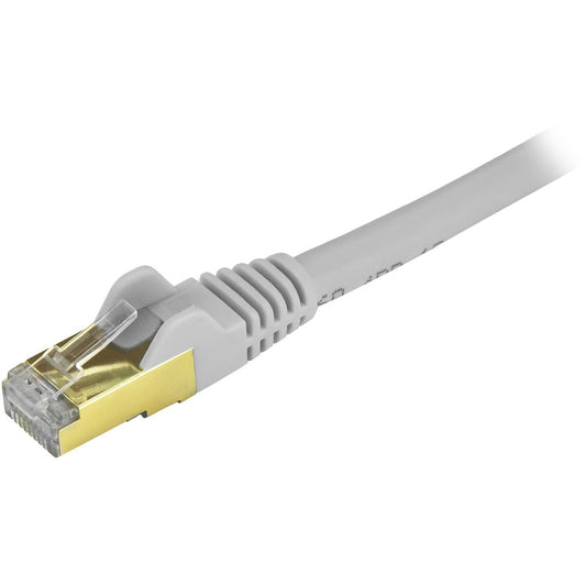 StarTech 3 Ft Cat6a Ethernet Cable - Stp Gray (C6ASPAT3GR)