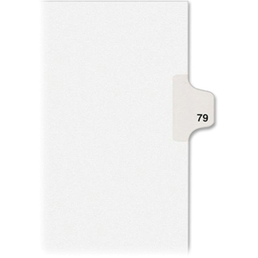 Kleer-Fax Numeric Laminated Tab Index Dividers (91079)