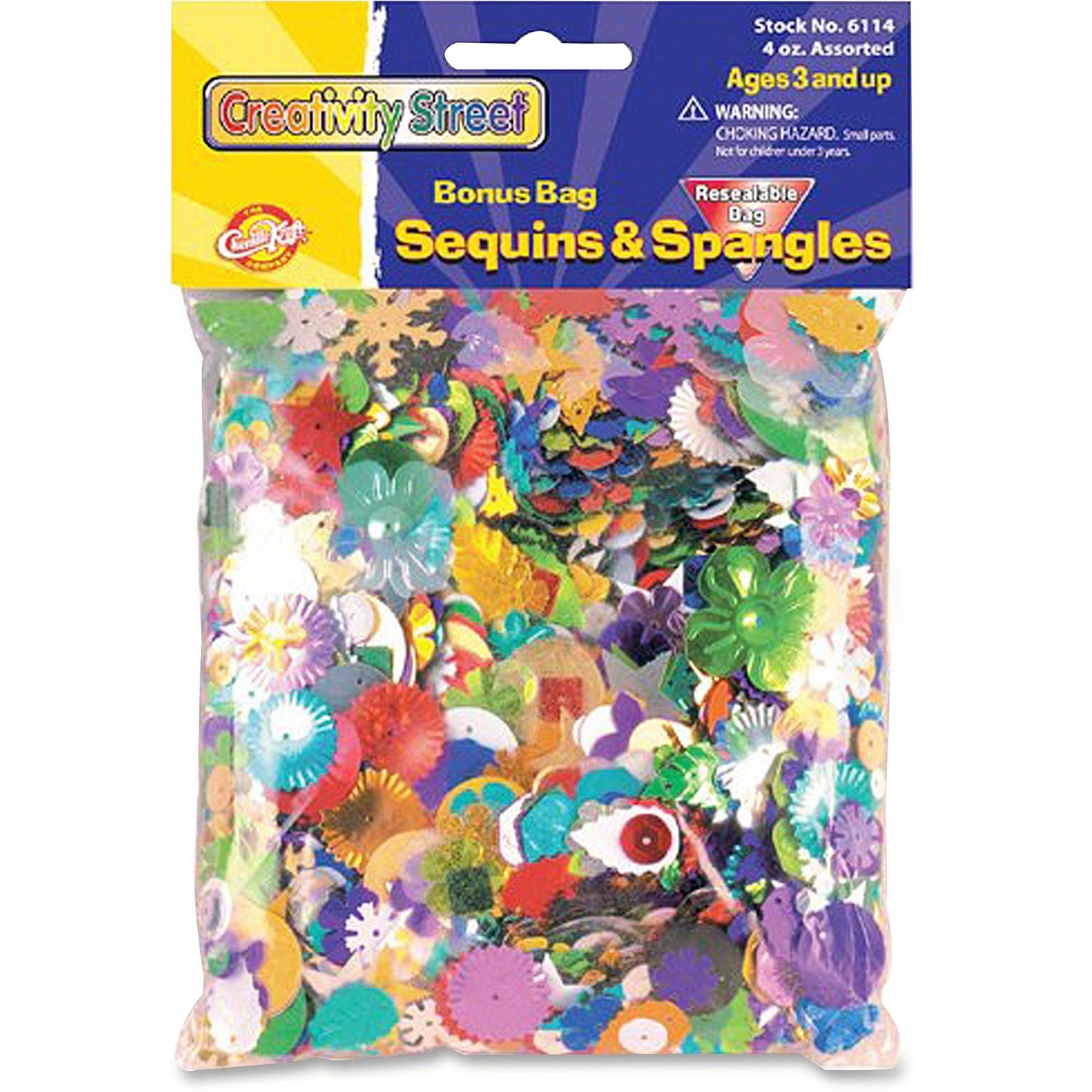 Creativity Street Sequins/Spangles Bonus Bag (6114)