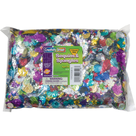 Creativity Street Sequins & Spangles 1 Pound Bag (6118)