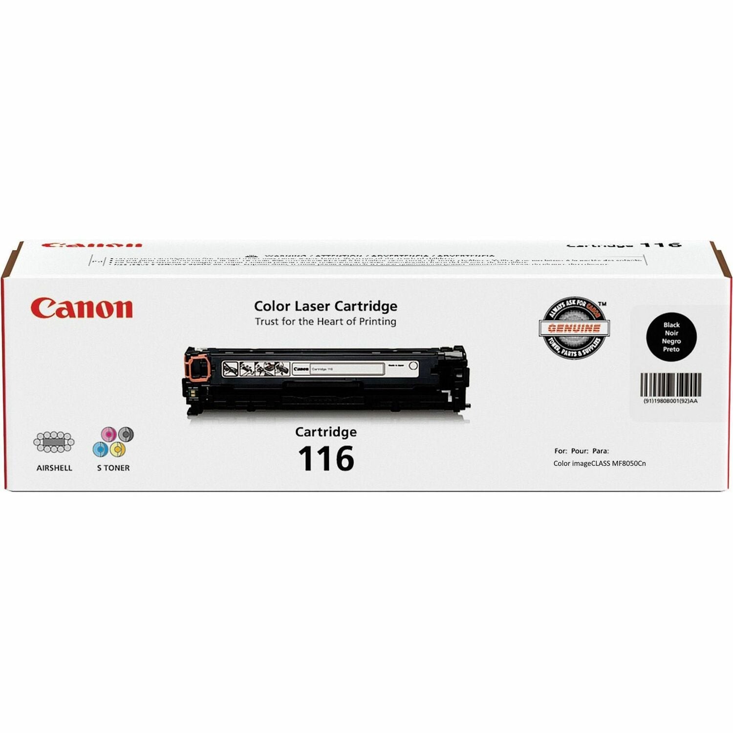 Canon 116 Original Toner Cartridge (CRTDG116BK)