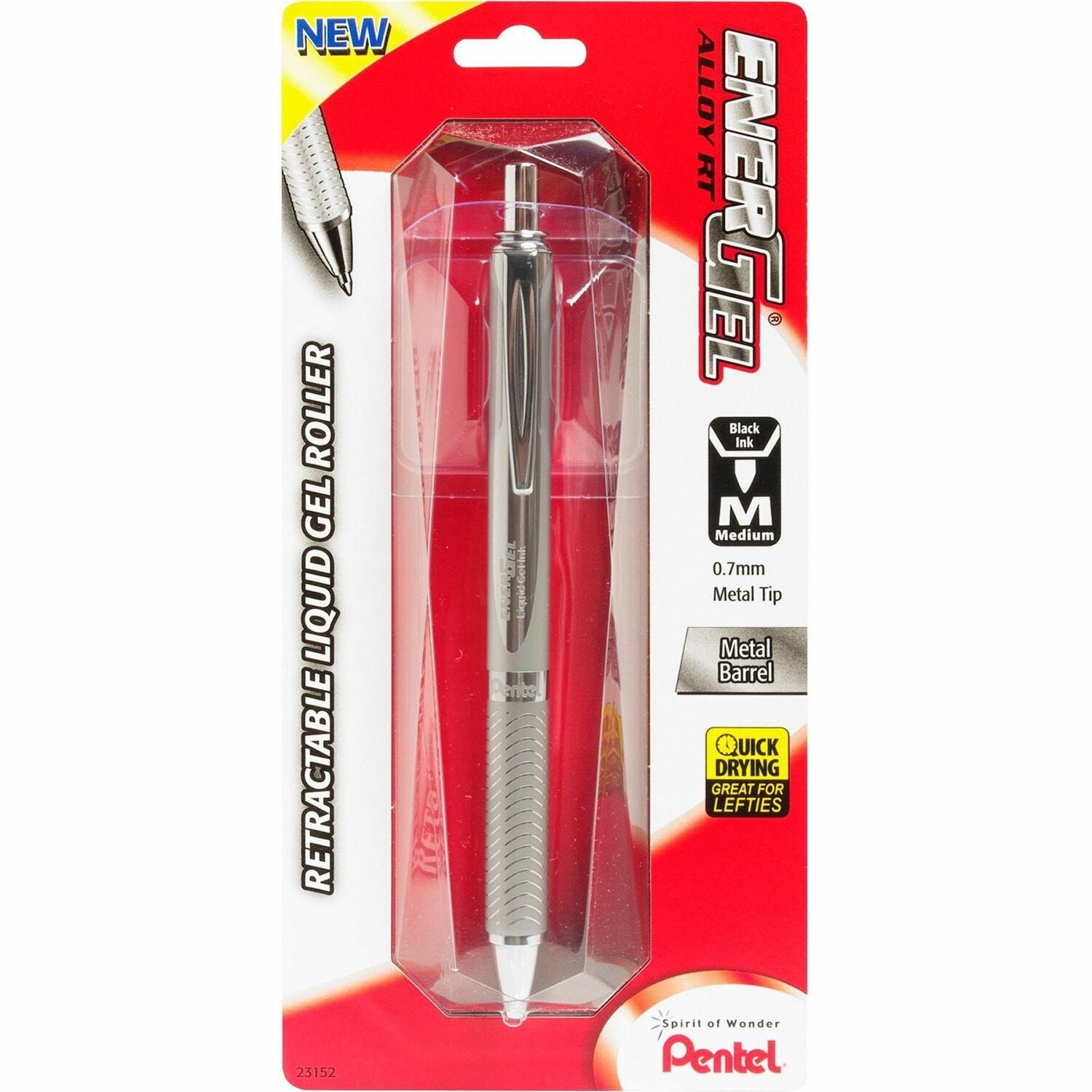 EnerGel EnerGel Alloy Retractable Gel Pens (BL407BP)