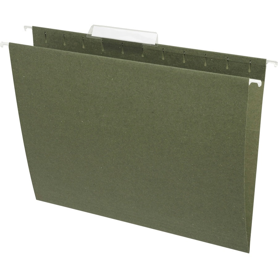 Business Source 1/3 Tab Cut Letter Recycled Hanging Folder (17532)